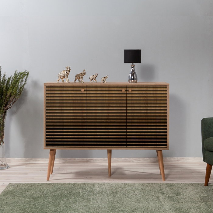 Hanah Home Mega-220 Consola Abstracta en Roble Sonoma Hanah Home Mega-220 Consola Abstracta en Roble Sonoma